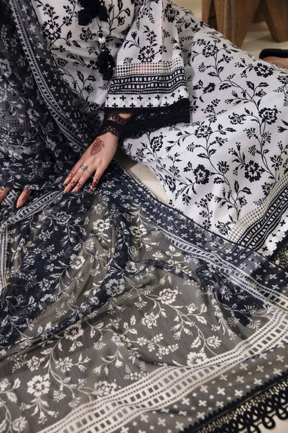 NISHAT | 2 PIECE UNSTITCHED PRINTED LAWN SUIT