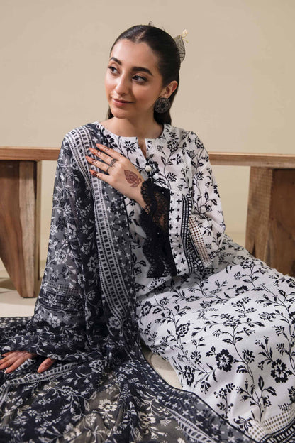 NISHAT | 2 PIECE UNSTITCHED PRINTED LAWN SUIT