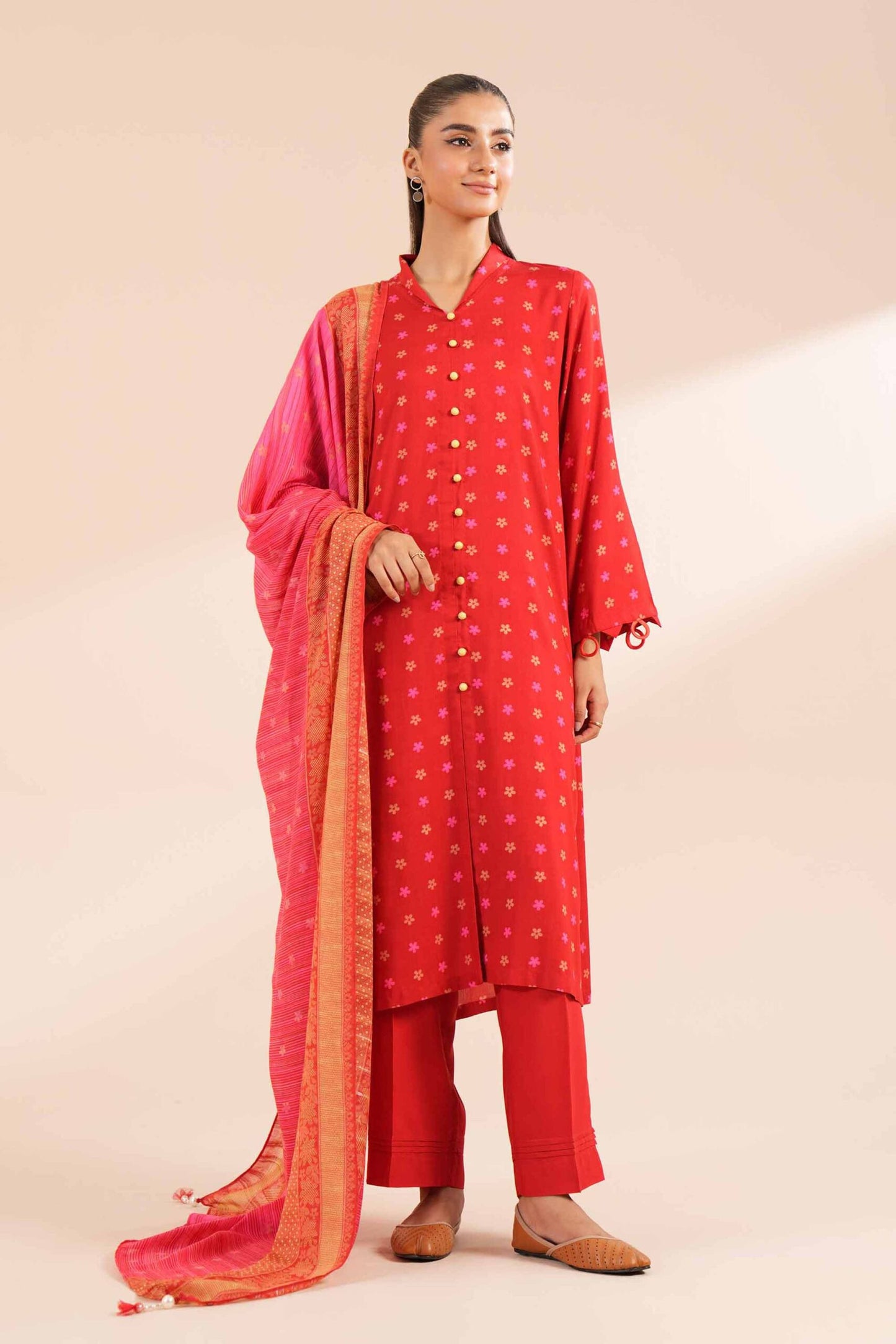 NISHAT | 3 PIECE UNSTITCHED PRINTED LAWN SUIT
