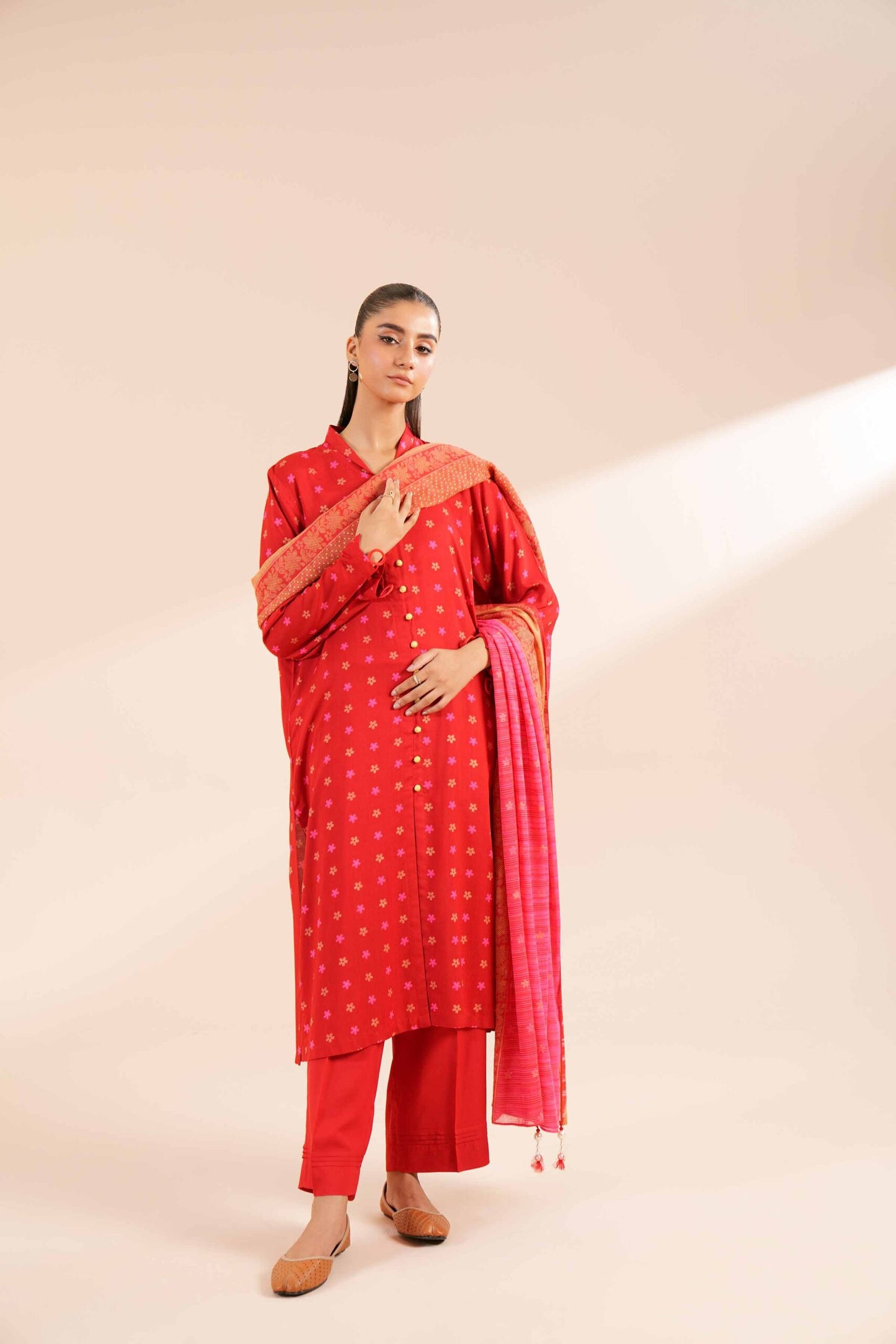 NISHAT | 3 PIECE UNSTITCHED PRINTED LAWN SUIT