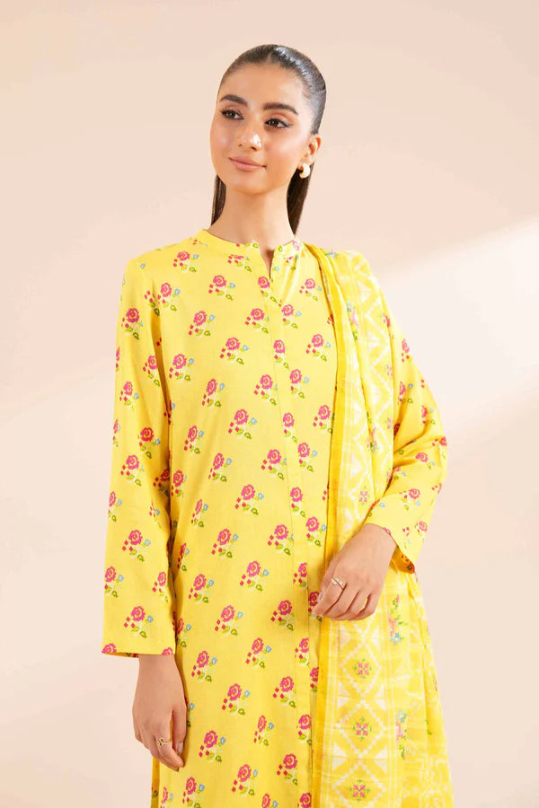 NISHAT | 3 PIECE UNSTITCHED PRINTED LAWN SUIT