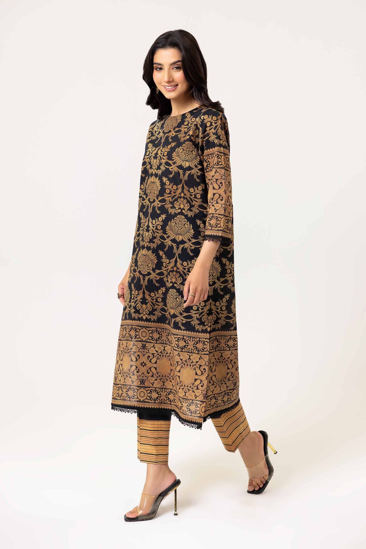 NISHAT | 2 PIECE UNSTITCHED PRINTED CAMBRIC SUIT