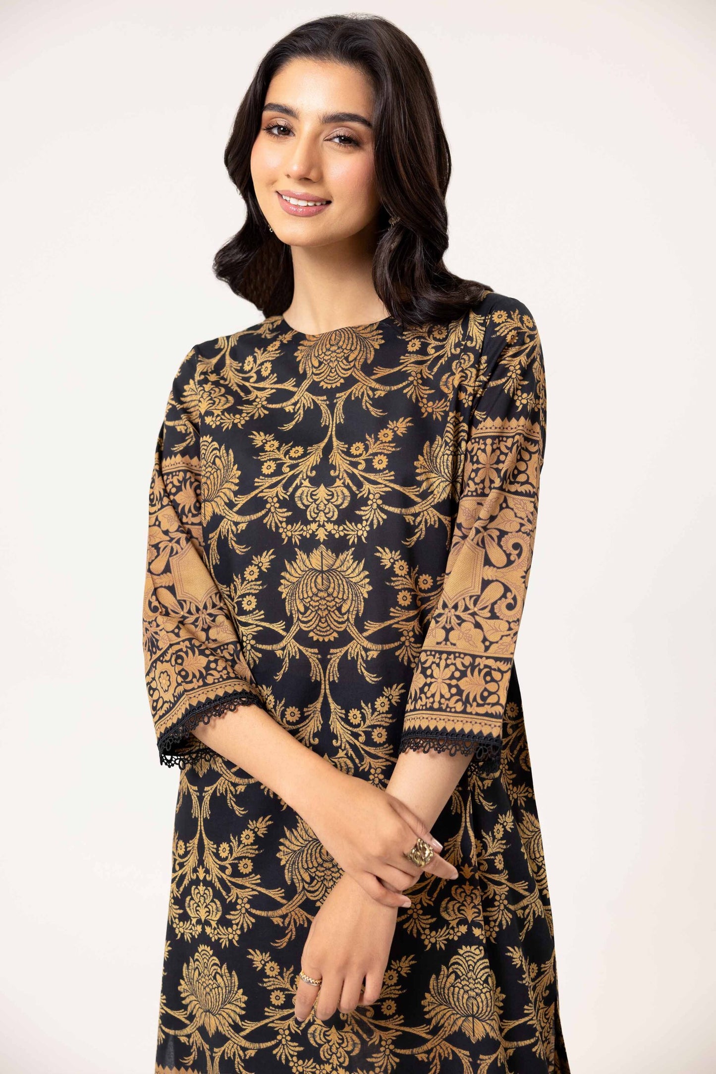 NISHAT | 2 PIECE UNSTITCHED PRINTED CAMBRIC SUIT