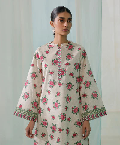 Sapphire | Unstitched 2Pc Printed Lawn - Shirt & Trouser