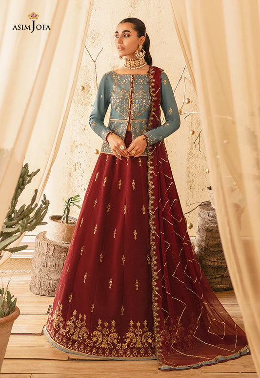 Asim Jofa - Unstitched Festive Collection - AJM-02