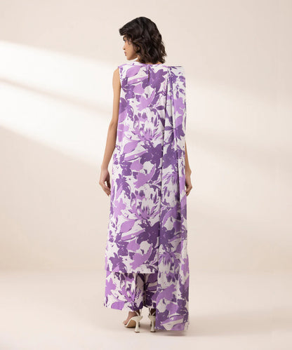 SAPPHIRE | UNSTITCHED 3 PIECE PRINTED LAWN SUIT
