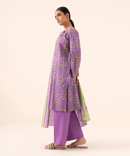 SAPPHIRE | UNSTITCHED 3 PIECE PRINTED LAWN SUIT