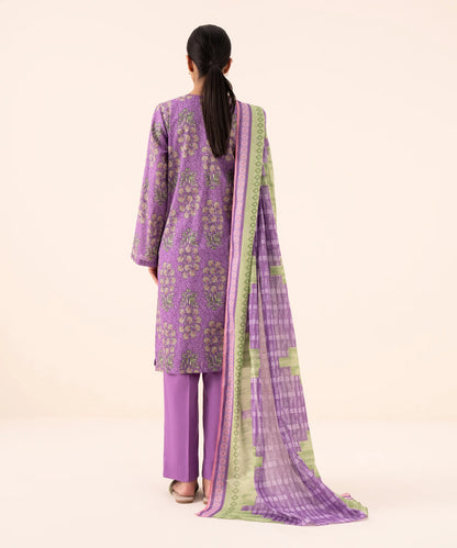 SAPPHIRE | UNSTITCHED 3 PIECE PRINTED LAWN SUIT