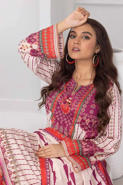 Gul Ahmed | 3PC Printed Lawn Unstitched Suit