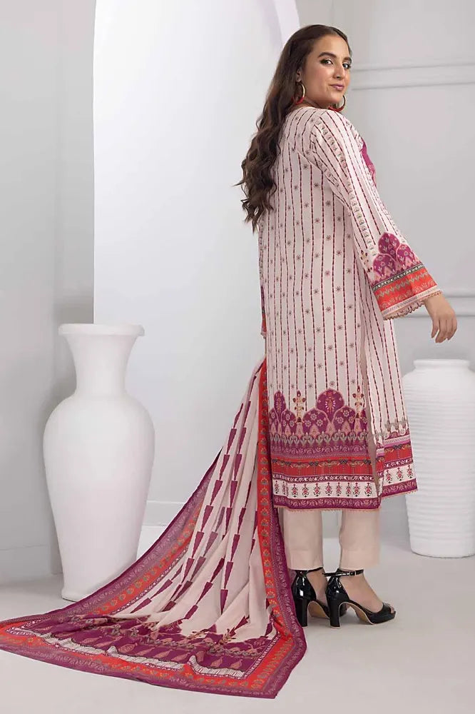 Gul Ahmed | 3PC Printed Lawn Unstitched Suit