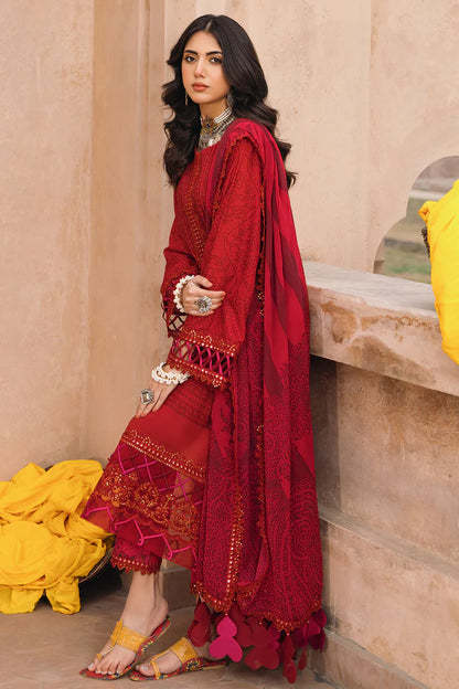 Charizma | 3-PC Unstitched Chunri Embroidered Lawn Suit