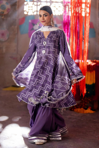 GUL AHMED | 3PC UNSTITCHED PRINTED LAWN SUIT