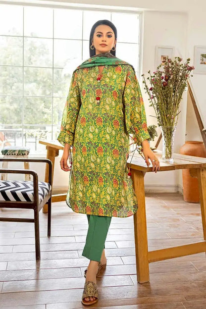 Gul Ahmed | 3PC Printed Lawn Unstitched Suit
