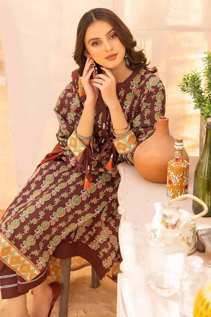 Gul Ahmed | 3PC Printed Lawn Unstitched Suit