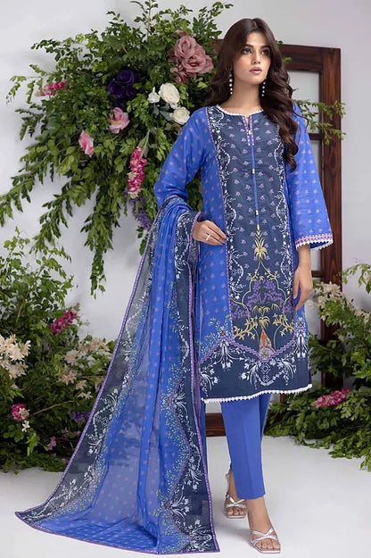 Gul Ahmed | 3PC Printed Lawn Unstitched Suit
