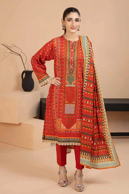 Gul Ahmed | 3PC Printed Lawn Unstitched Suit
