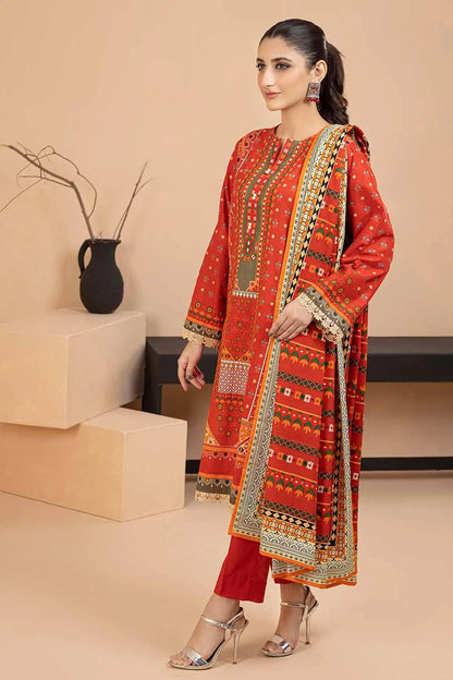 Gul Ahmed | 3PC Printed Lawn Unstitched Suit