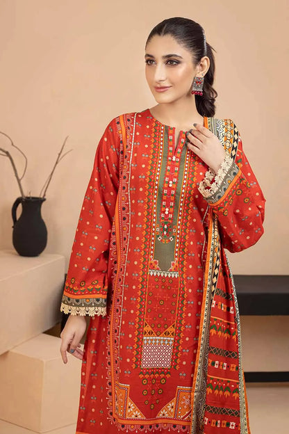 Gul Ahmed | 3PC Printed Lawn Unstitched Suit