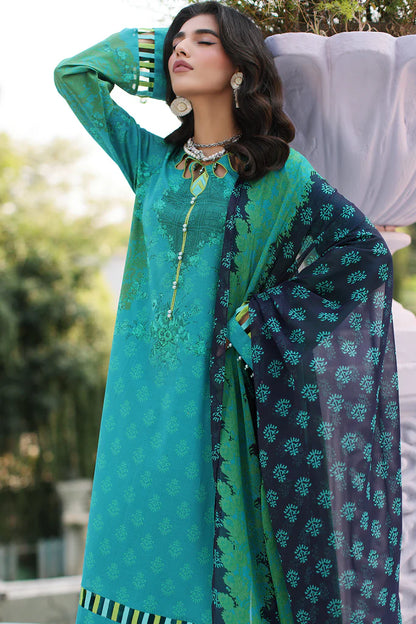 Charizma | 3-PC Unstitched Printed Lawn Shirt with Chiffon Dupatta and Trouser