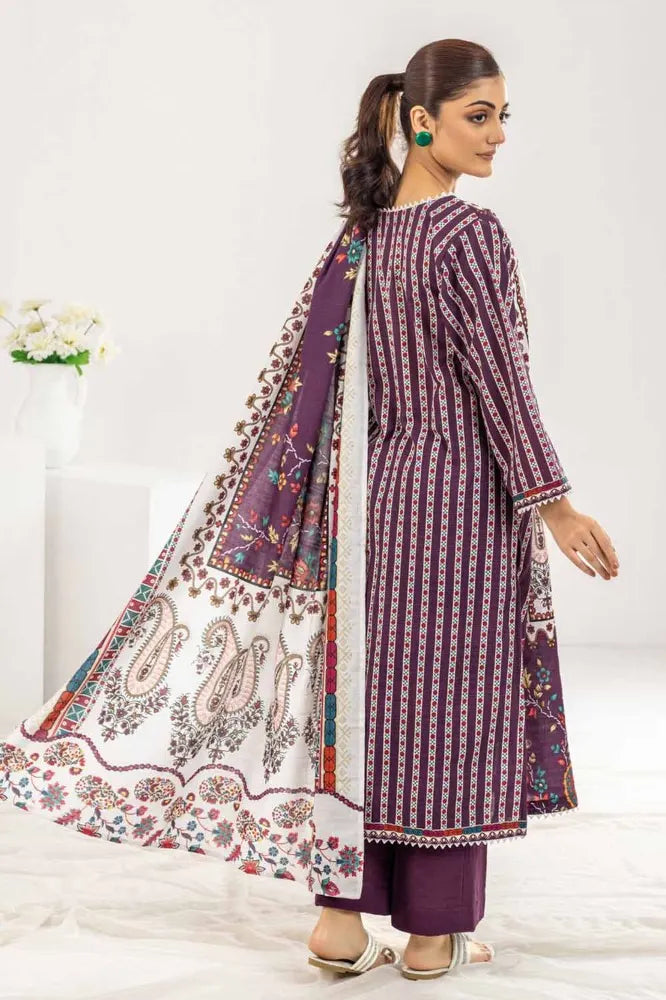 GUL AHMED | 3PC UNSTITCHED PRINTED KHADDAR SUIT