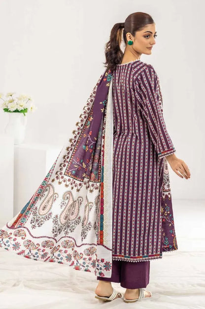 GUL AHMED | 3PC UNSTITCHED PRINTED KHADDAR SUIT