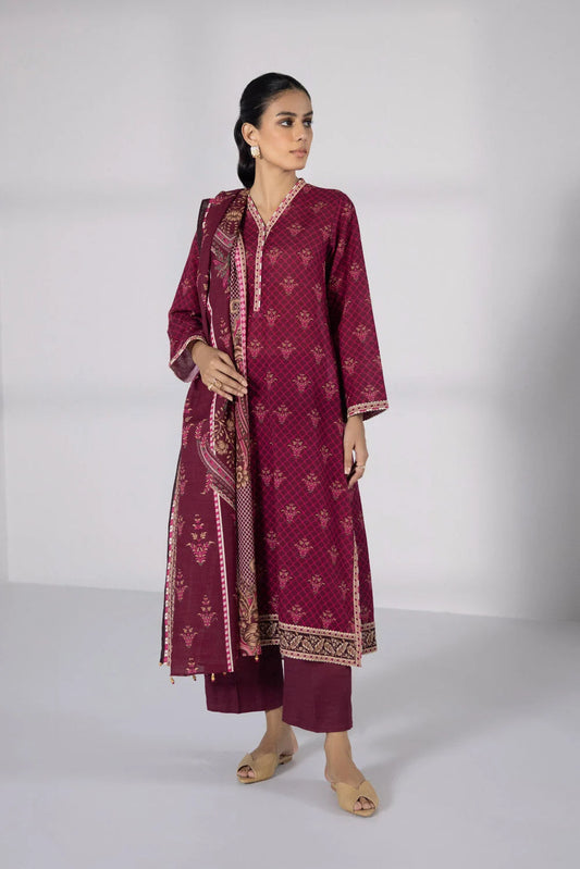 SAPPHIRE | UNSTITCHED 3 PIECE PRINTED LAWN SUIT