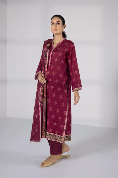 SAPPHIRE | UNSTITCHED 3 PIECE PRINTED LAWN SUIT