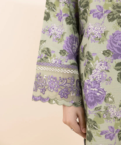 SAPPHIRE | UNSTITCHED 3 PIECE EMBROIDERED KHADDAR SUIT