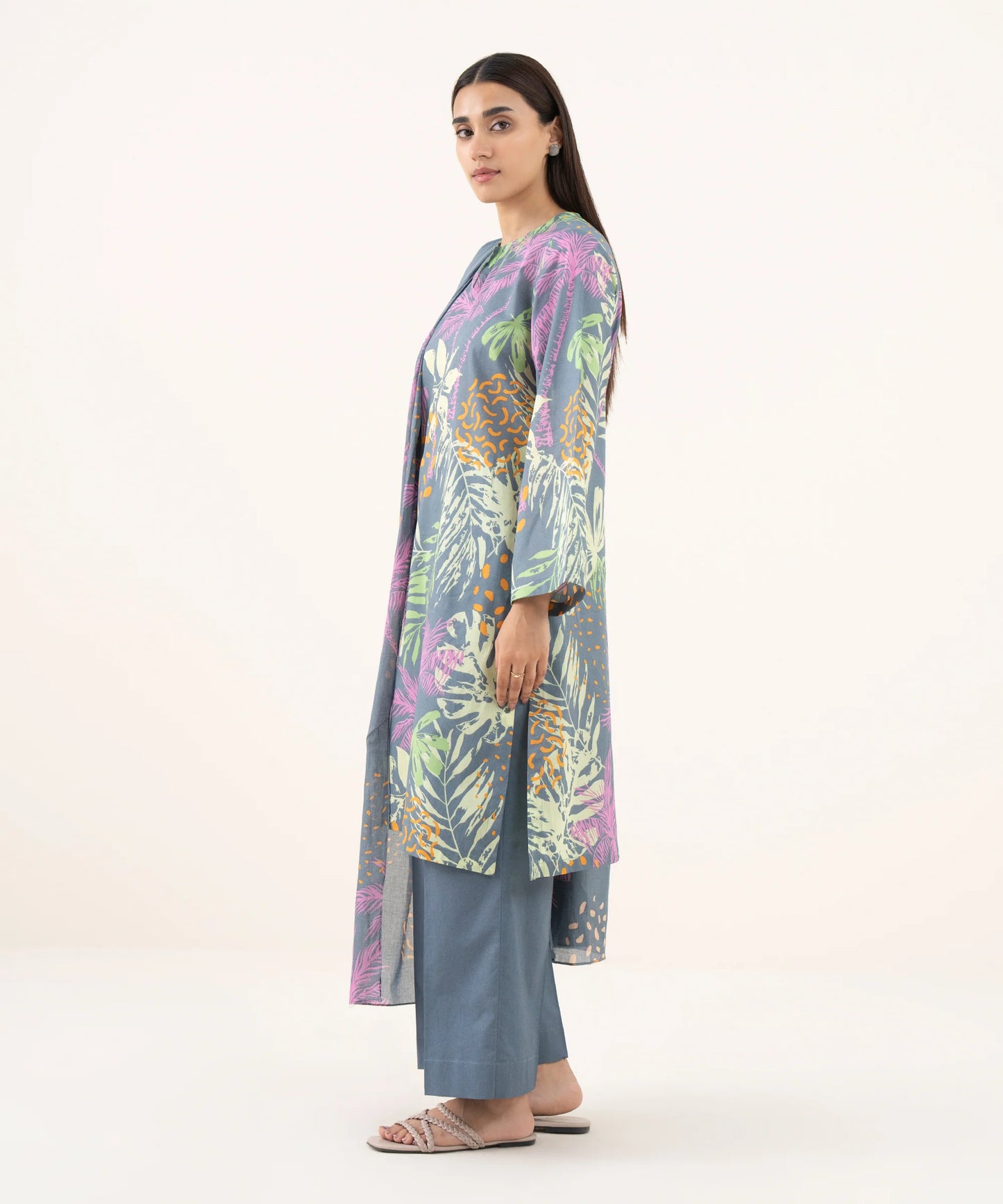 SAPPHIRE | UNSTITCHED 3 PIECE PRINTED LAWN SUIT