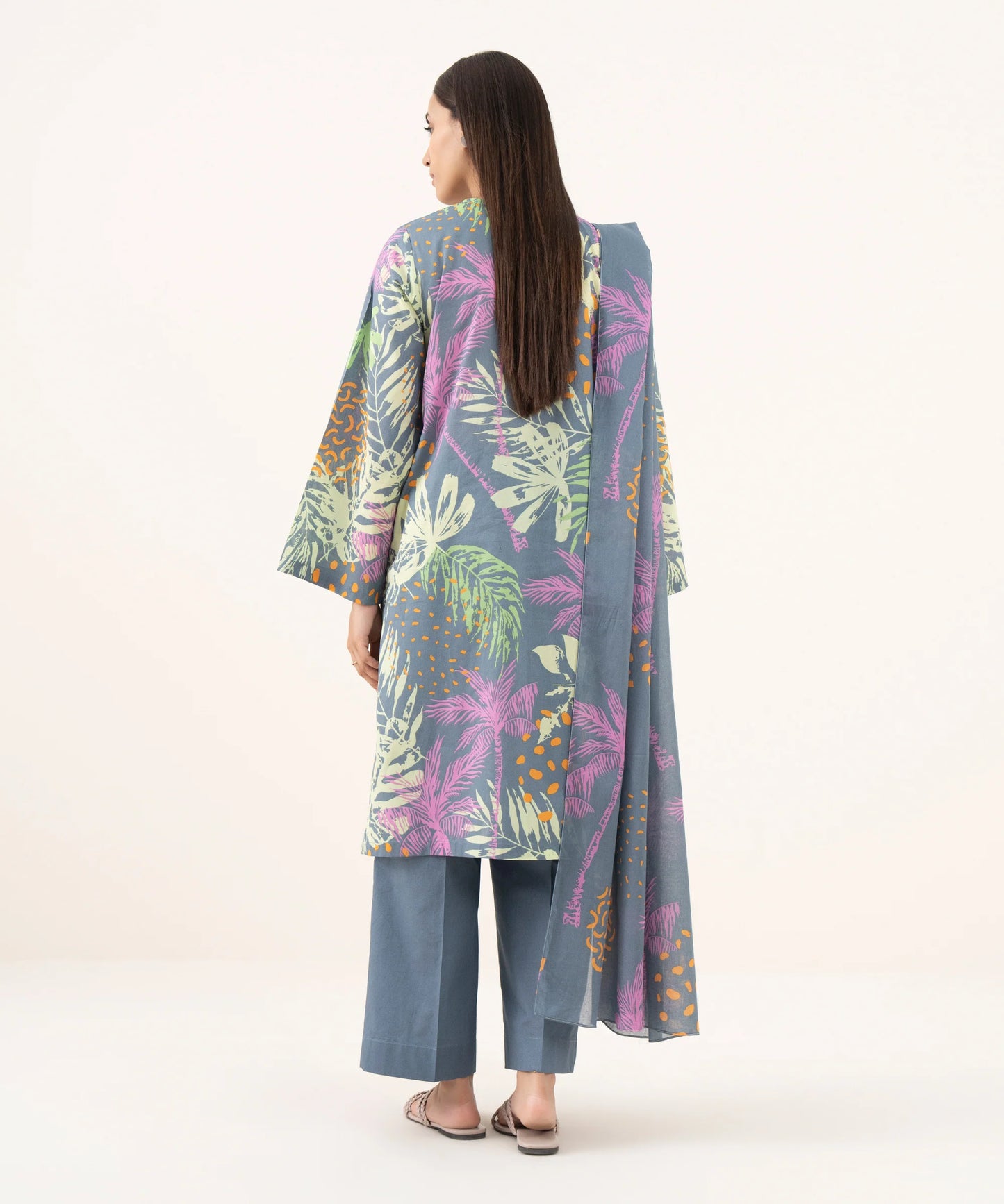 SAPPHIRE | UNSTITCHED 3 PIECE PRINTED LAWN SUIT