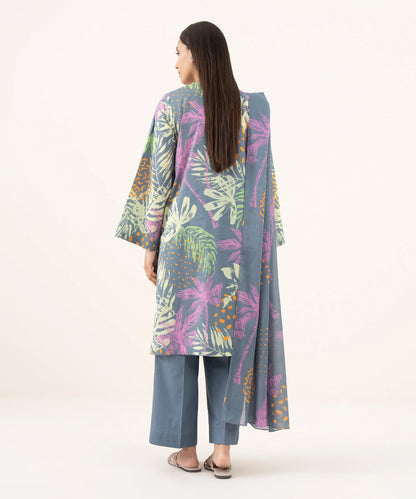 SAPPHIRE | UNSTITCHED 3 PIECE PRINTED LAWN SUIT