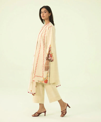 SAPPHIRE | UNSTITCHED 3 PIECE EMBROIDERED KHADDAR SUIT