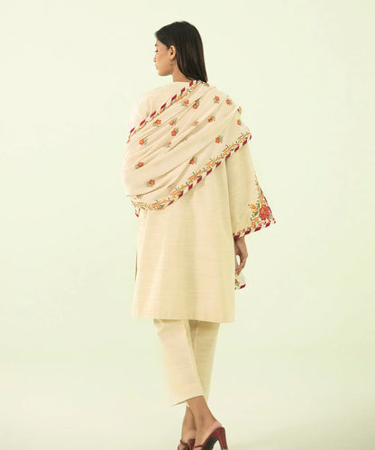 SAPPHIRE | UNSTITCHED 3 PIECE EMBROIDERED KHADDAR SUIT