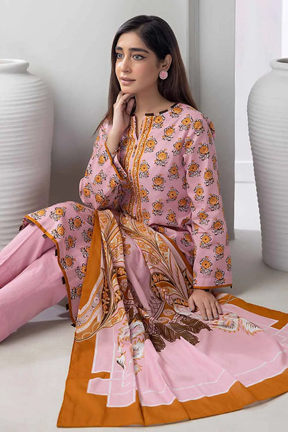 Gul Ahmed | 3PC Printed Lawn Unstitched Suit