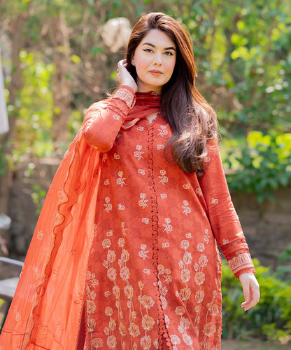 SAPPHIRE | UNSTITCHED 3 PIECE EMBROIDERED JACQUARD SUIT