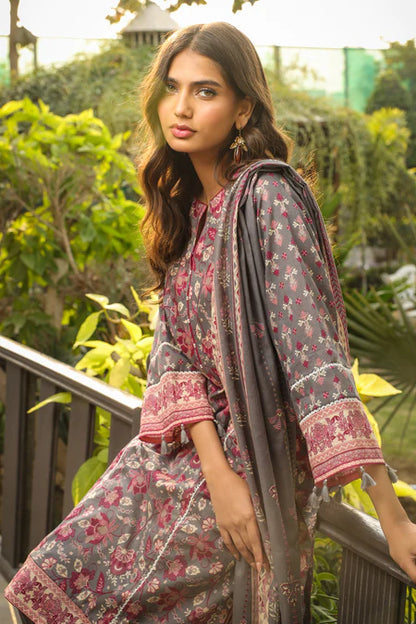 Lakhany | 3pc Unstitched Komal Prints with Printed Lawn Dupatta