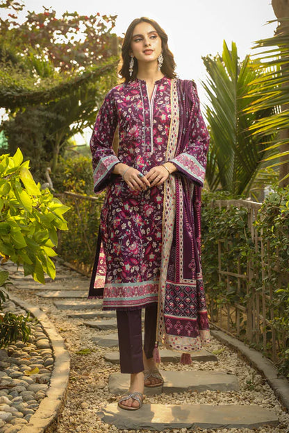 Lakhany | 3pc Unstitched Komal Prints with Printed Lawn Dupatta