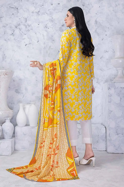Gul Ahmed | 3PC Lawn Printed Unstitched Suit