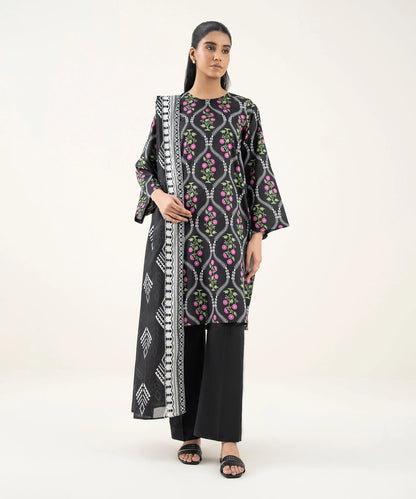 SAPPHIRE | UNSTITCHED 3 PIECE PRINTED LAWN SUIT