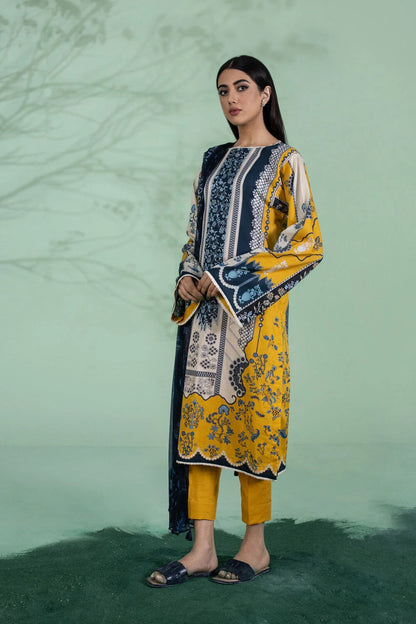 SAPPHIRE | UNSTITCHED 3 PIECE PRINTED LAWN SUIT