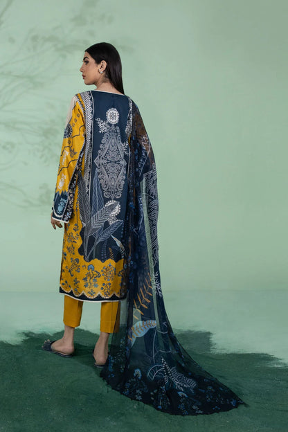 SAPPHIRE | UNSTITCHED 3 PIECE PRINTED LAWN SUIT
