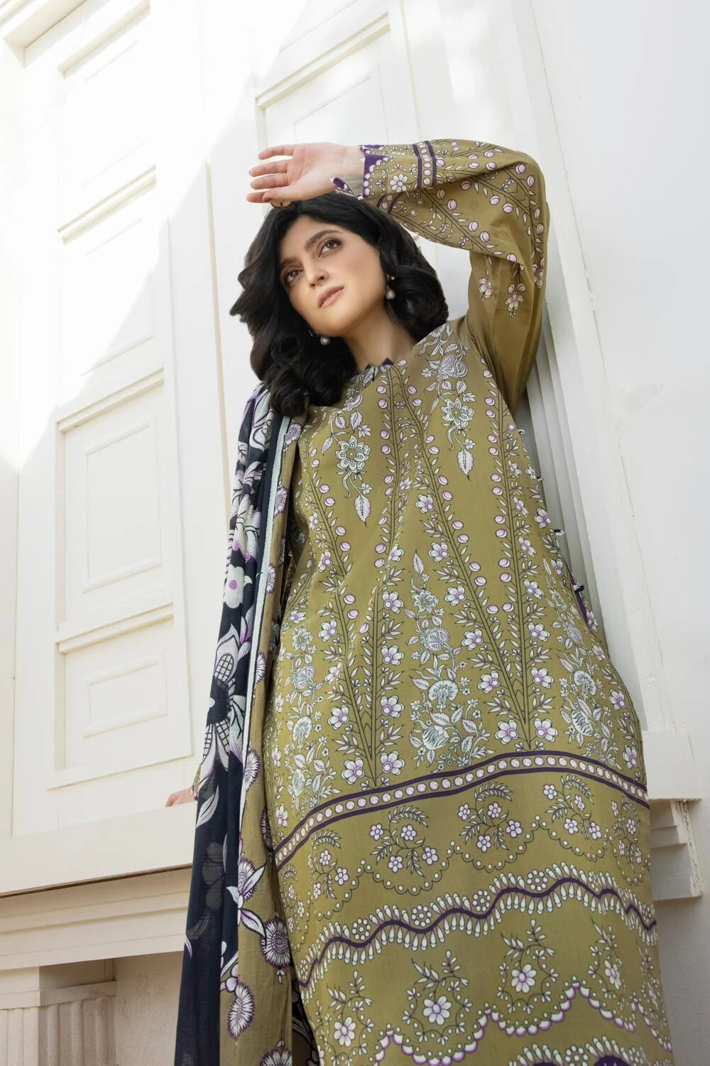 SAPPHIRE | UNSTITCHED 3 PIECE PRINTED LAWN SUIT