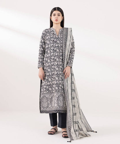 SAPPHIRE | UNSTITCHED 2 PIECE EMBROIDERED CAMBRIC SUIT