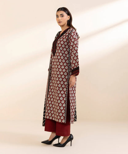 SAPPHIRE | UNSTITCHED 3 PIECE EMBROIDERED LIGHT KHADDAR SUIT