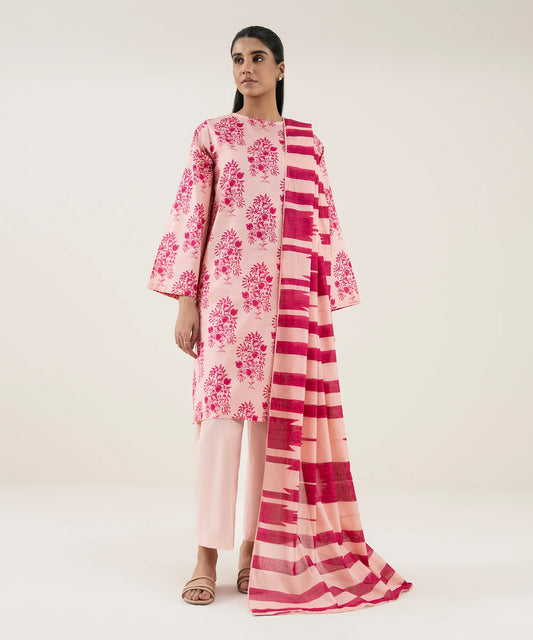 SAPPHIRE | UNSTITCHED 3 PIECE PRINTED LAWN SUIT