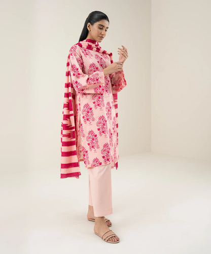 SAPPHIRE | UNSTITCHED 3 PIECE PRINTED LAWN SUIT