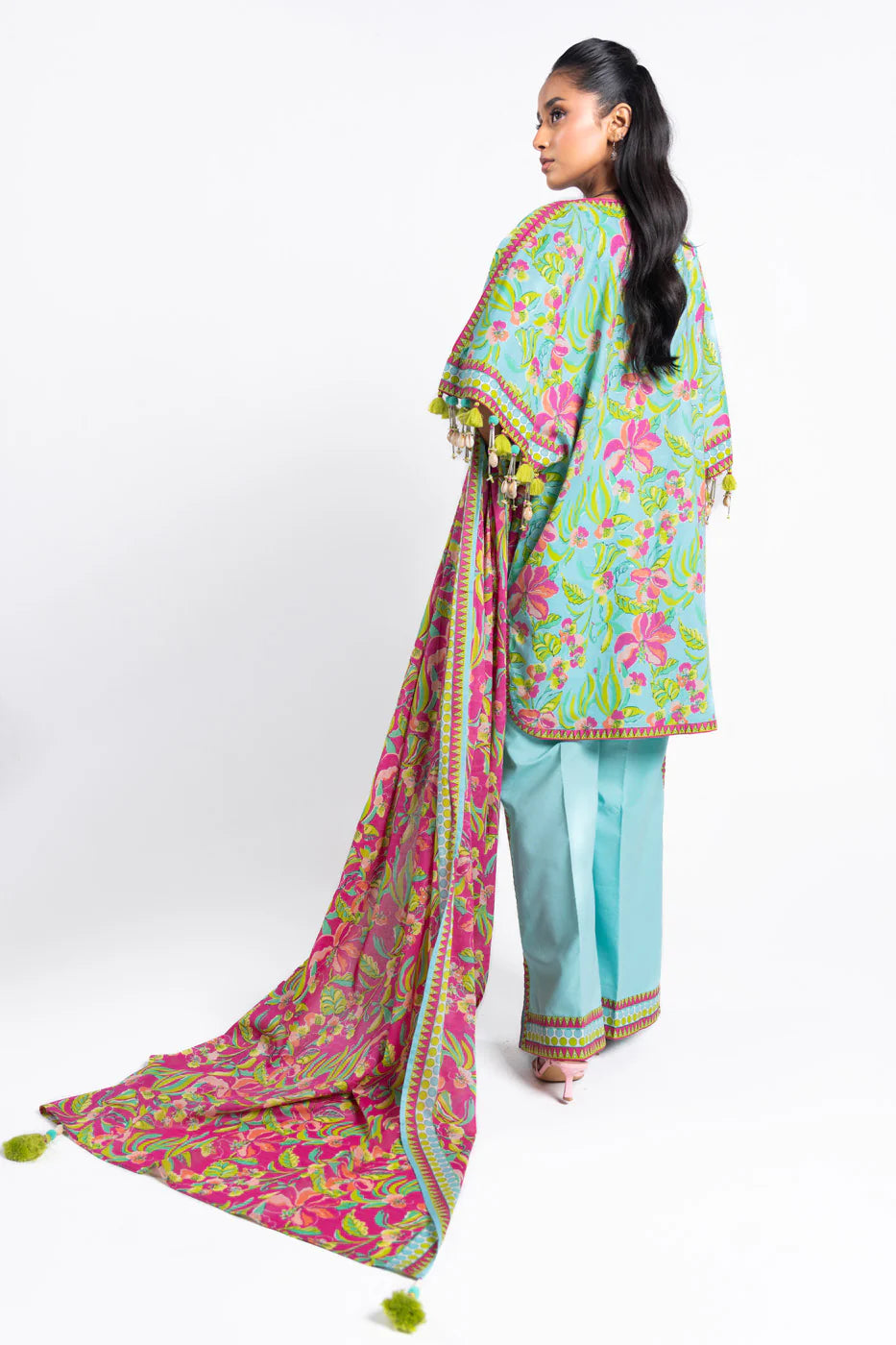 Alkaram | Unstitched 3 Pc Printed Lawn Suit With Lawn Dupatta
