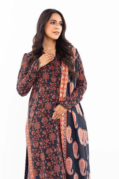 Alkaram | Unstitched 3 Pc Printed Lawn Suit With Lawn Dupatta