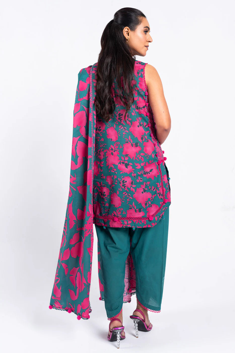 Alkaram | Unstitched 3 Pc Printed Lawn Suit With Lawn Dupatta