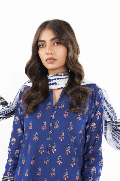 ALKARAM | Unstitched 2 Pc Printed Lawn Suit